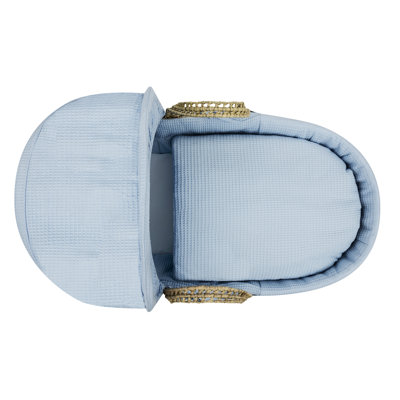No Pattern Cotton Blend Moses Basket Bedding Set