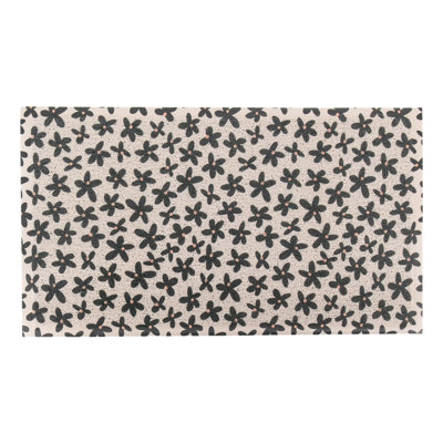 Murathan Non-Slip Floral Doormat