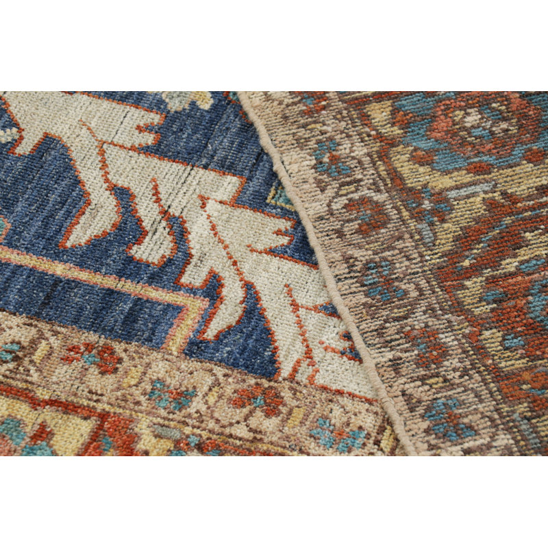 Burano Handmade Kilim Wool Floral Area Rug, Rectangle 10' x 14'