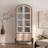 White+Brownness Solid Wood+Iron+Glass Display Cases