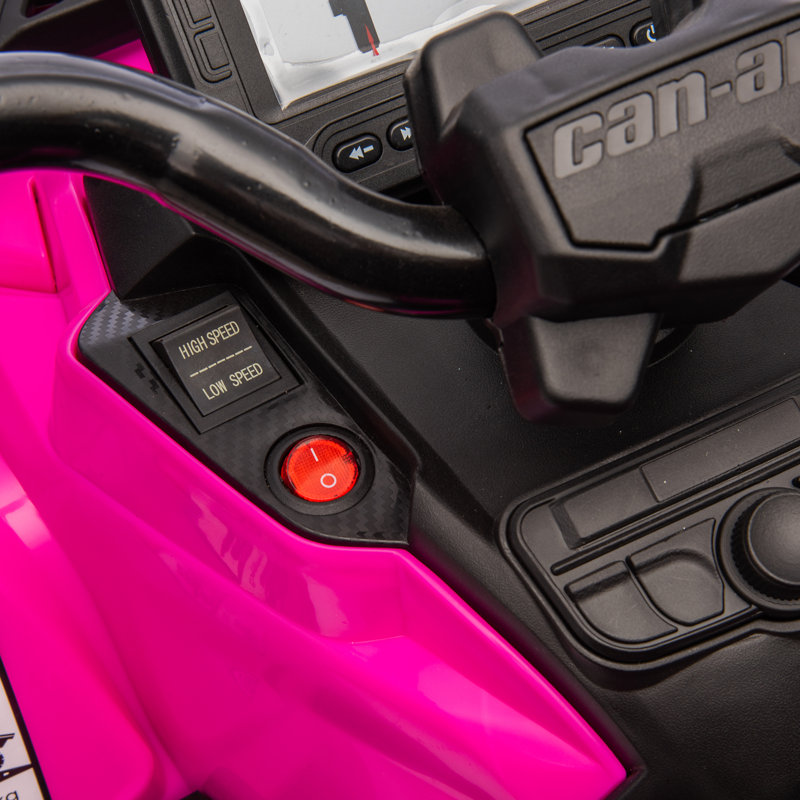 Can Am Outlander 24V Ride On ATV, Pink