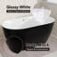 51" X 28" Freestanding Soaking Acrylic Bathtub-104236917