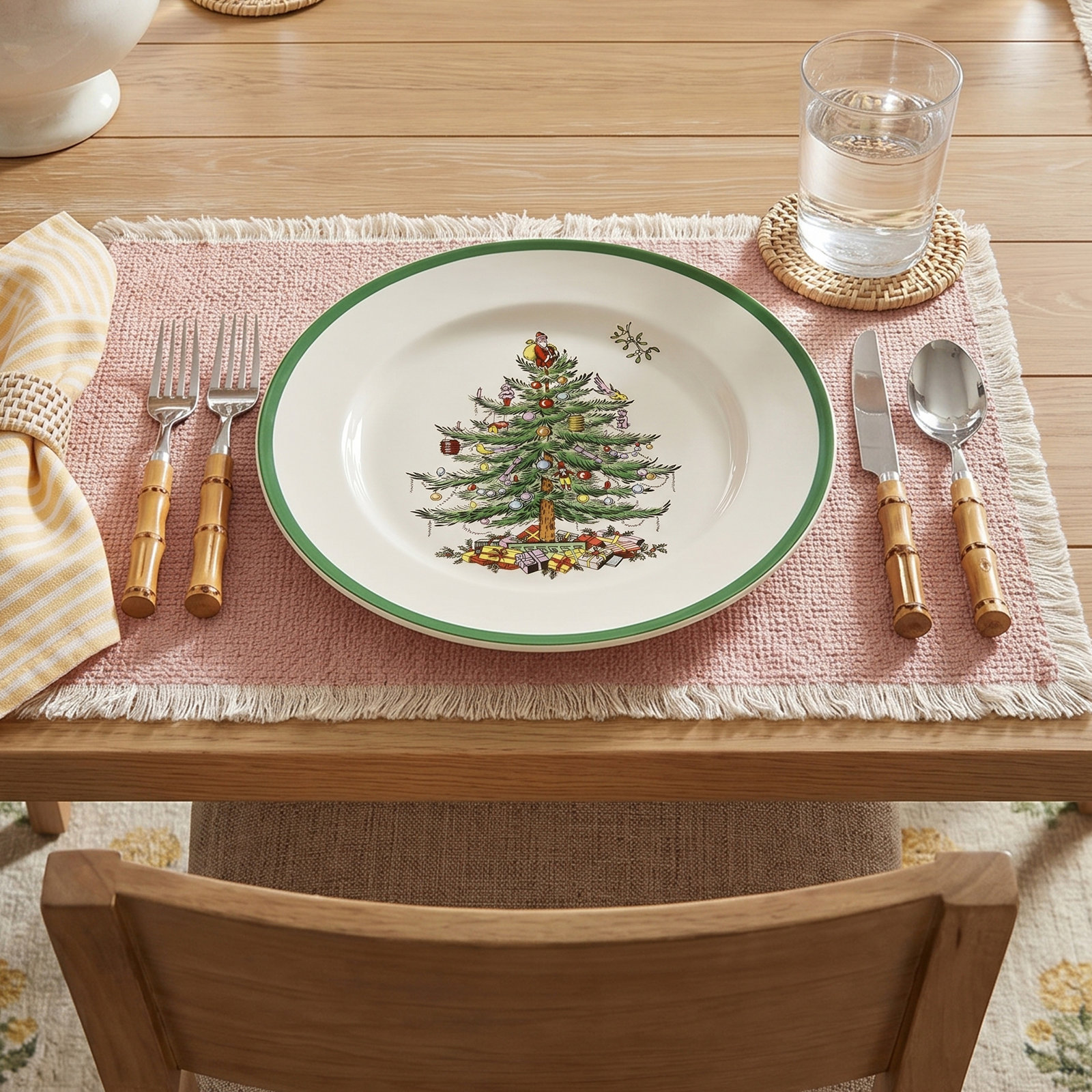 Christmas Tree 8" Salad Plate