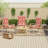 21" x 38" Outdoor Chair Cushion with Ties and Loop-1830549848