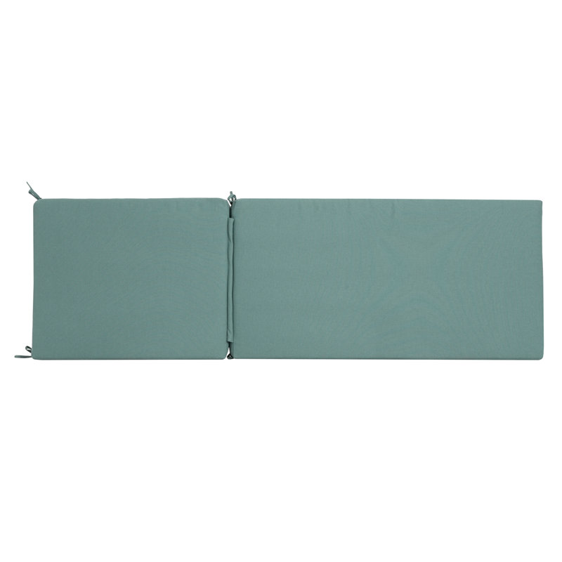 Noah Outdoor Chaise Lounge Cushion, Teal, Teal