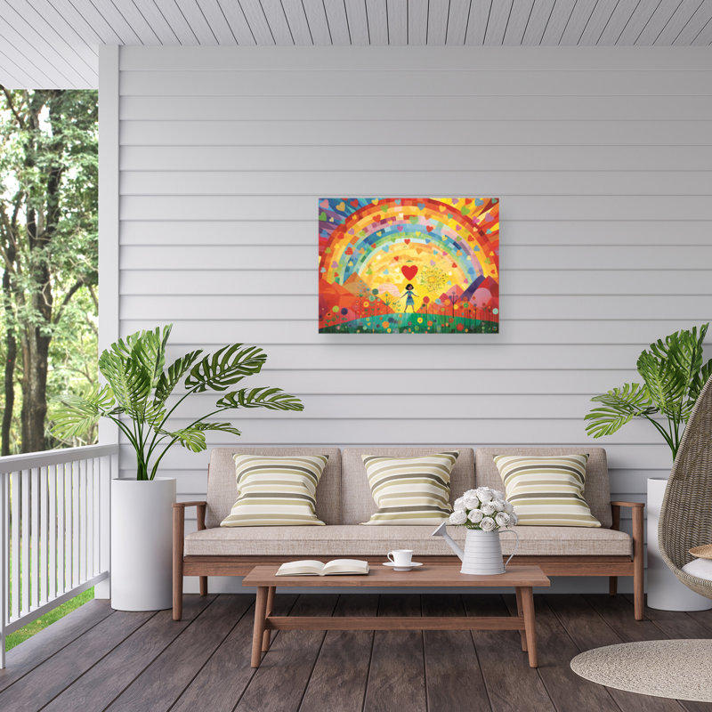 Michael David Ward, toile «Celebrate Life» pour l'extérieur, H 24 po x l 32 po