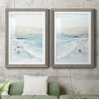 " In The Surf I " 2 - Pieces Painting Print