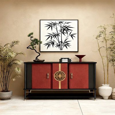 Buffet haut de gamme rétro de style chinois