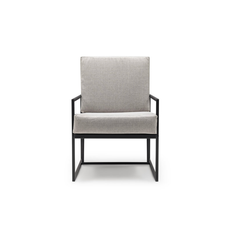 Anibella Outdoor Lounge Chair, Grey, Grey
