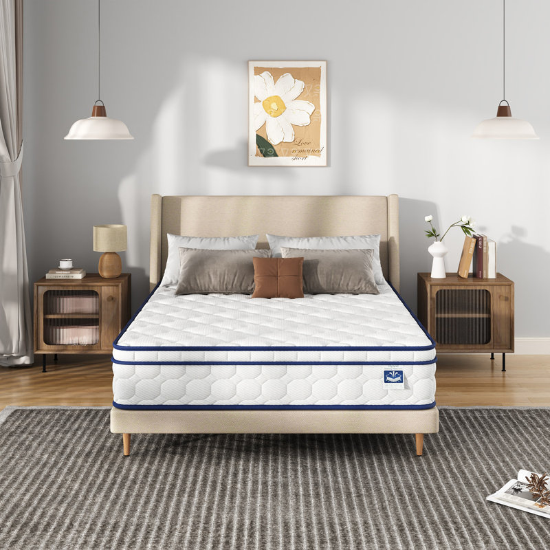10" Medium Memory Foam Hybrid Mattress, Pillow Top Mattress, Certipur-US, OEKO-TEX Certified, Full, 10"