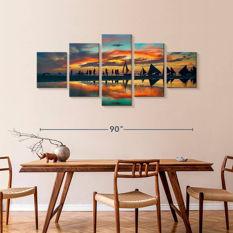 Boracay Azaline Sunset, 42" H x 92" W