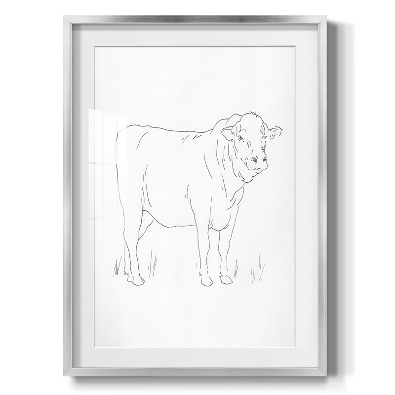 " Blue Memories II ", Yes, White, Silver Framed Paper