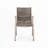 Outdoor Aluminum Dining Chair with Rope Seat-1990690870