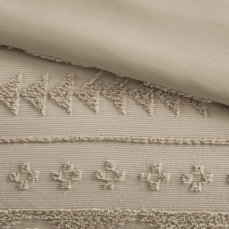 Édredon simple / très grand en chenille brun clair TG / TG, Édredon simple