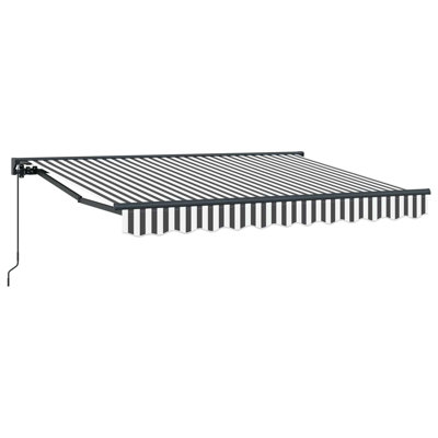 VidaXL Polyester Cover Retractable Patio Awning