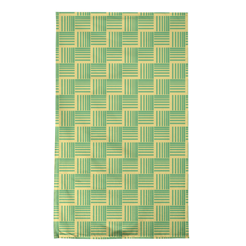 Jaya Tea Towel Kitchen Towel, Green/Yellow, Cotton Twill