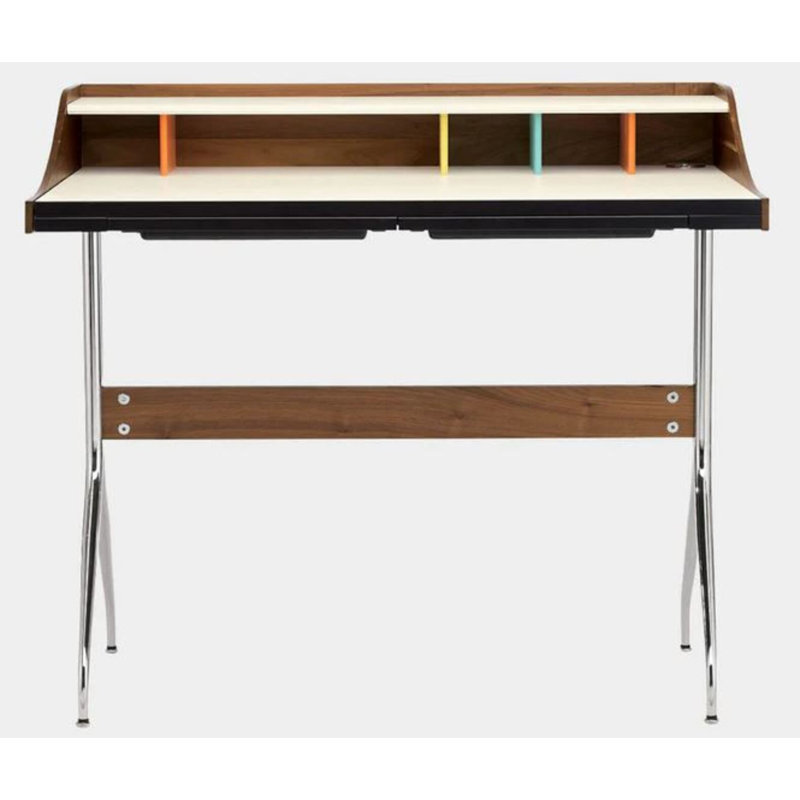 Italiano Walnut Veneer Office Desk