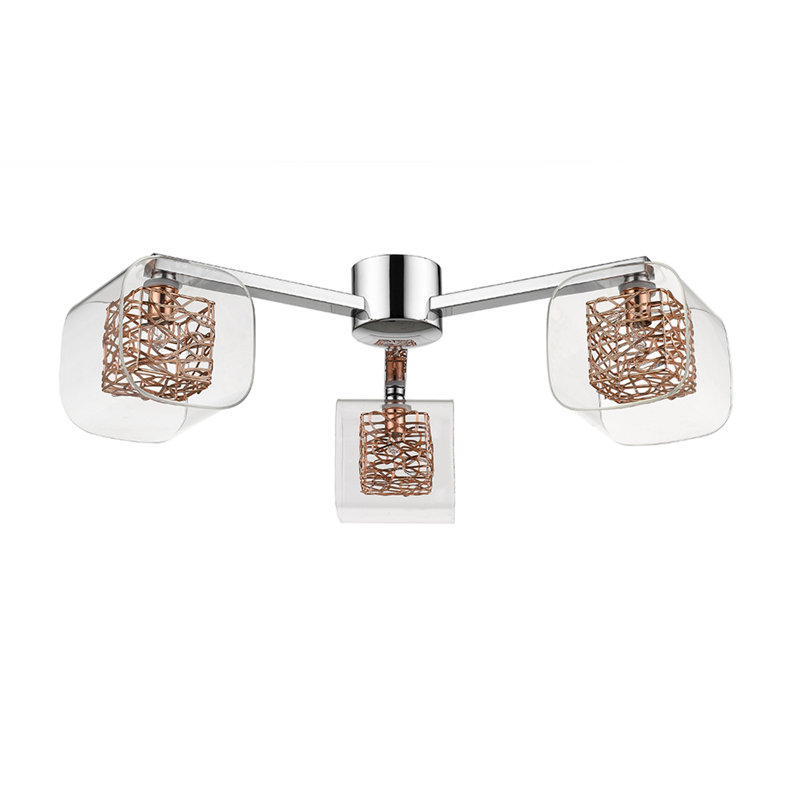 Kidsgrove Flush Mount, Copper