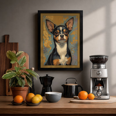 Dignified Gaze Rustic - Framed Print