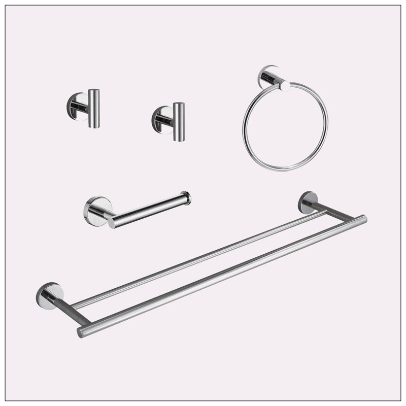 Bathroom Hardware Set, Chrome