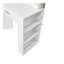 Commode blanche moderne à 8 tiroirs pour la chambre à coucher - Vaste commode de rangement, robuste et sécuritaire
