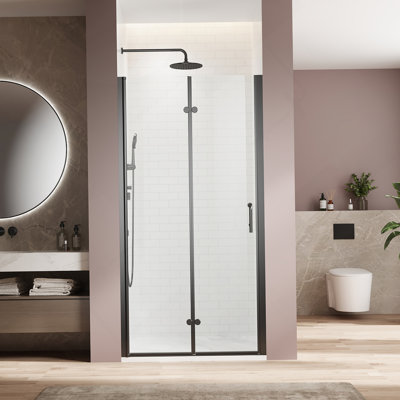 Porte de douche, porte de douche sans cadre pour espace de salle de bain