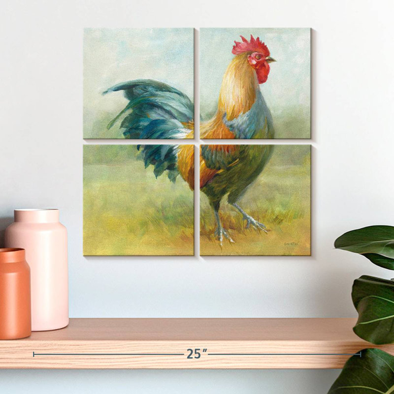 Brampt Noble Rooster IV, 18" H x 18" W