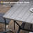 Olon Metal 4 - Person Dining Table-1238370772