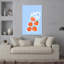 «Oranges in Bag Vibrant Fruit», art mural-1703160178