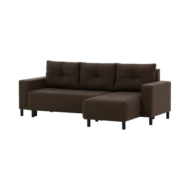 Hollar 4 Seater Sofa Bed, Brown