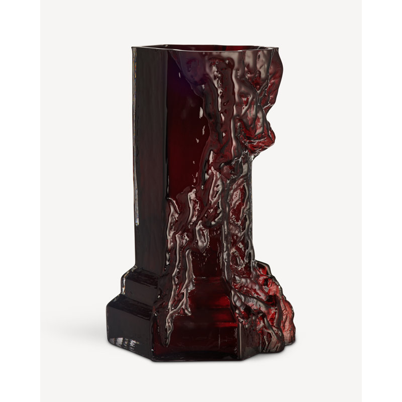 Vase de table Rocky Baroque, Rouge