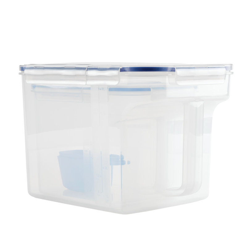 Clear Glass 4-Piece Food Storage Container Set