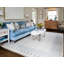 Concord Wool Oriental Area Rug in Blue/Ivory-44472258