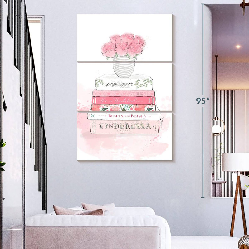 Keiraleigh Belle's Library, 74" H x 48" W