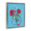 Vivid Poppies in Vase, cadre flottant, design par Susan Lugar