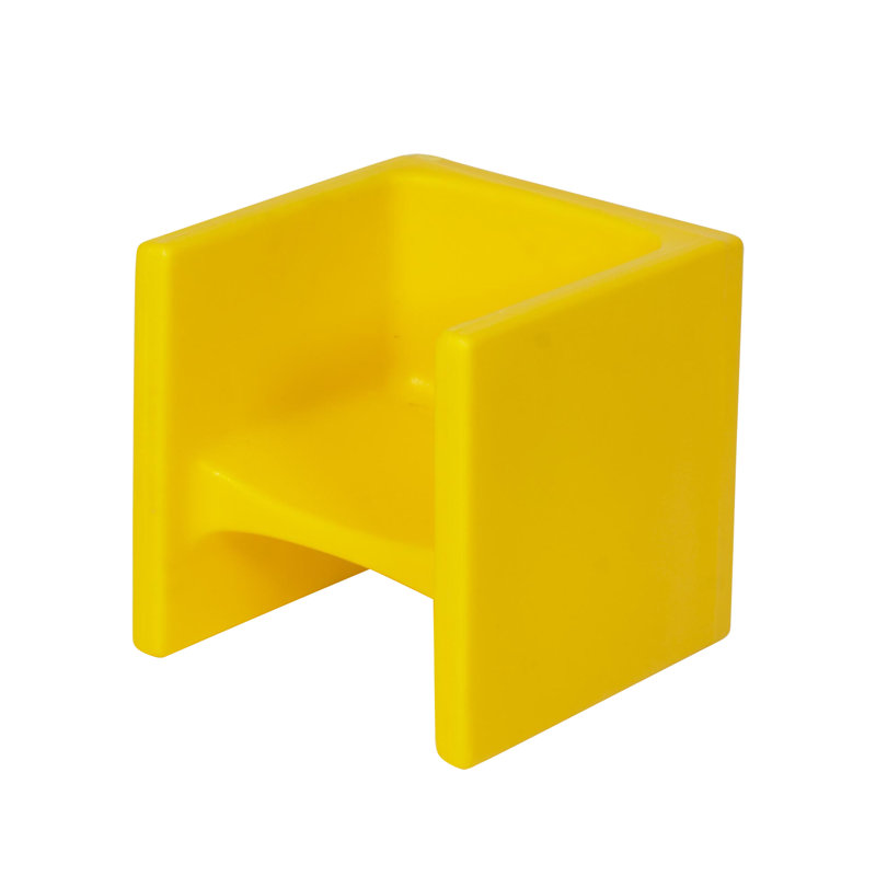 Cube Chair 3-in-1 Kids Desk/Activity, Yellow