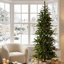 Sapin de Noël mince pré-éclairé-933353006