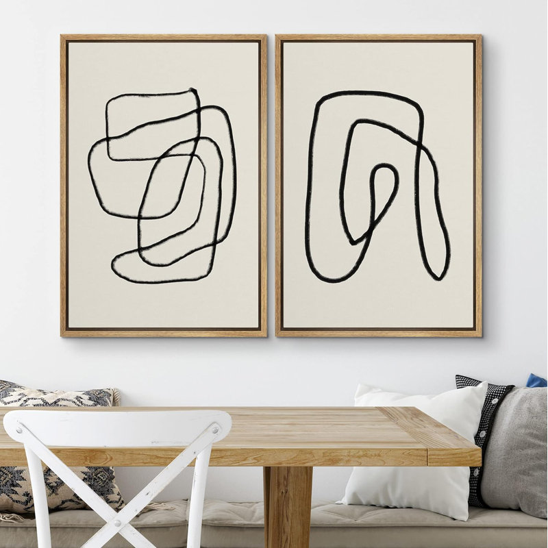 Impression sur toile encadrée 2 pièces
