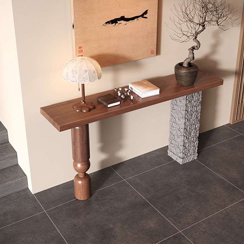 Modern Minimalist Console Table, 31.5" H x 59.06" W x 11.81" D
