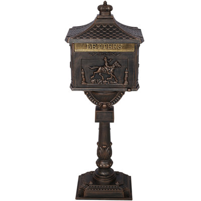 Post Mounted Mailbox