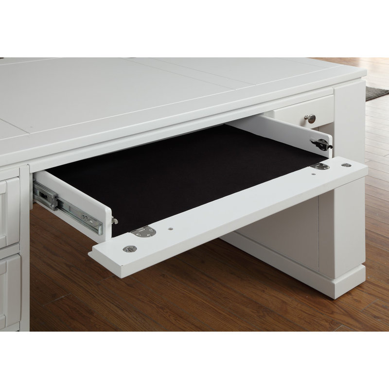 Alekhya Writing Desk with Power Outlet