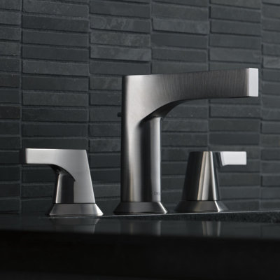 Zura Widespread Bathroom Faucet with Drain