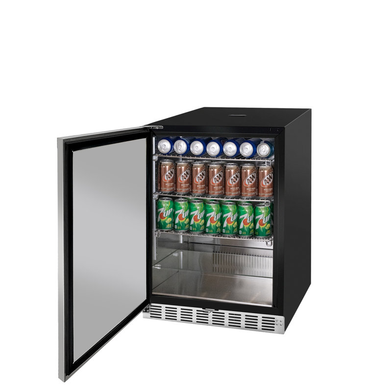 4.87 cu. ft. Single Tap Left Hinge ADA Compliant Kegerator with Kit, Left