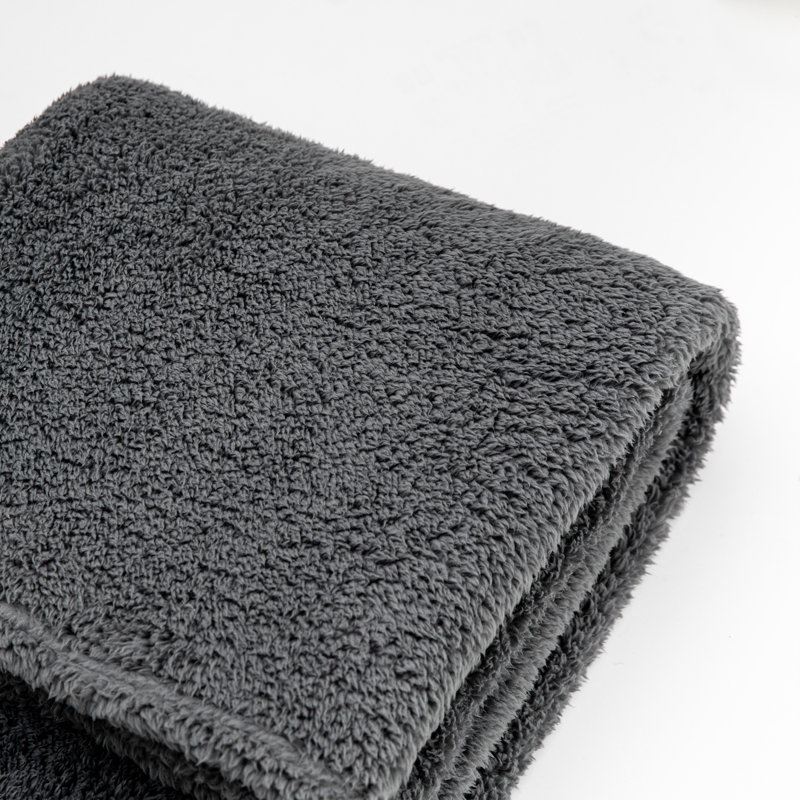Glaucio Throw Blanket, Charcoal