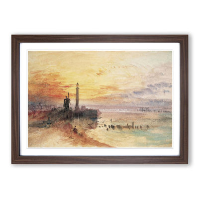 Yarmouth Harbour Norfolk by J.M.W. Turner - Framed Print