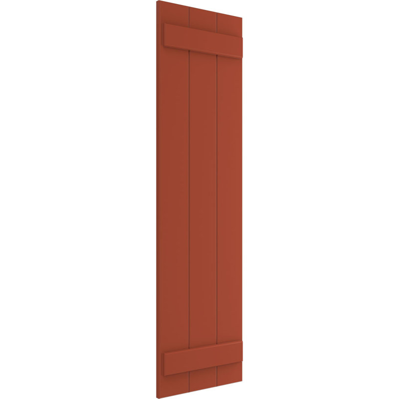 Volets à panneau plat 16,125 po, 16", 38", Feuilles colorées