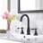 2-handle Bathroom Faucet with Drain Assembly-75202225