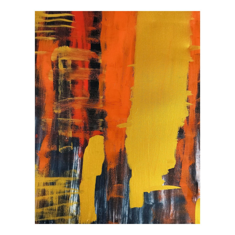 Flames Of Fire | Acrylic On Cotton Canvas | By Soham Das
