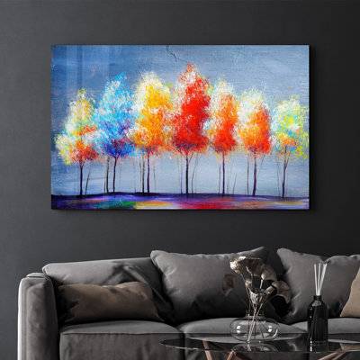 Peinture élégante en verre trempé de 27,6 po x 43,3 po | 100% verre trempé, épaisseur: 0,16 pouce | Œuvre imprimée UV, parfaite pour la décoration intérieure et les intérieurs modernes, des visuels époustouflants pour toute pièce