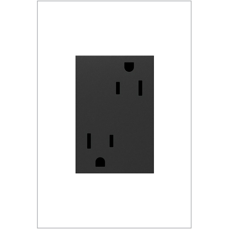 Adorne® 15 -Amp Standard Tamper Resistant Duplex Outlet